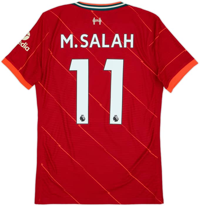 2021-22 Liverpool Authentic Home Shirt M.Salah #11 - 6/10 - (S)