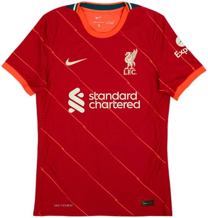 2021-22 Liverpool Authentic Home Shirt M.Salah #11 - 6/10 - (S)