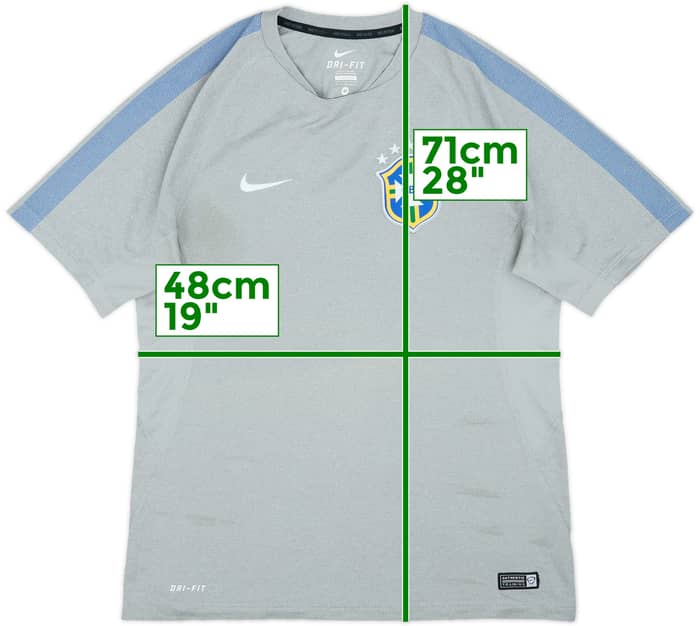 2014-15 Brazil Nike Training Shirt - 8/10 - (M)