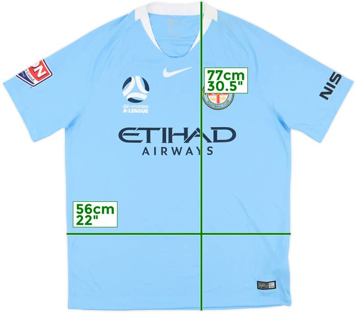 2018-19 Melbourne City Home Shirt - 10/10 - (L)