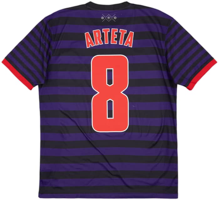 2012-13 Arsenal Away Shirt Arteta #8 - 7/10 - (M)