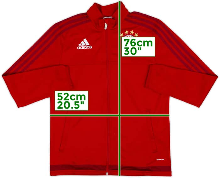2015-16 Bayern Munich adidas Track Jacket - 7/10 - (L.Boys)