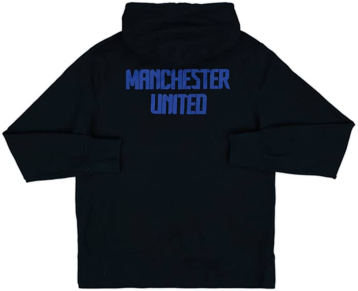 2012-13 Manchester United Nike Hooded Sweat Top - 9/10 - (XL)