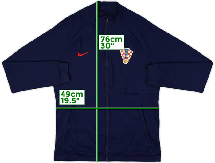 2022-23 Croatia Nike Track Jacket - 8/10 - (M)