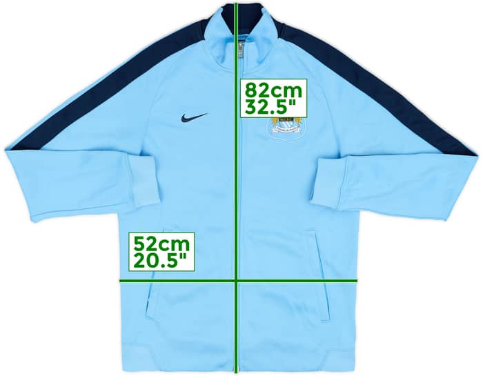 2014-15 Manchester City Nike Track Jacket - 9/10 - (S)