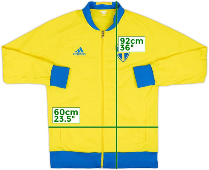 2016-17 Sweden adidas Track Jacket - 6/10 - (XL)