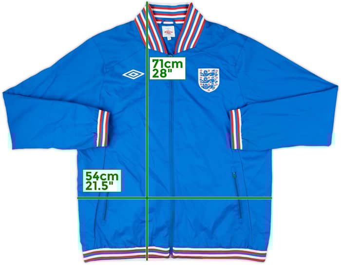 2010-11 England Umbro Track Jacket - 7/10 - (XL)