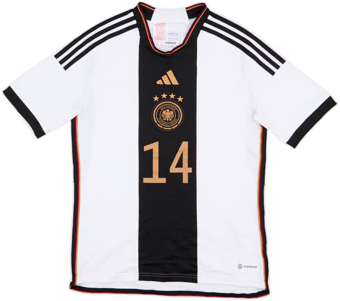 2022-23 Germany Home Shirt Musiala #14 - 8/10 - (XL.Boys)