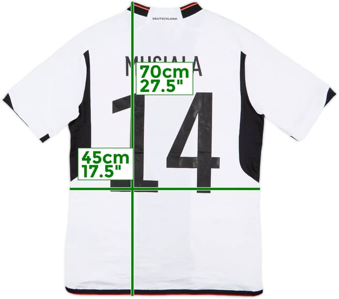 2022-23 Germany Home Shirt Musiala #14 - 8/10 - (XL.Boys)