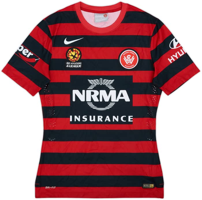 2014-15 Western Sydney Wanderers Authentic Home Shirt - 8/10 - (M)