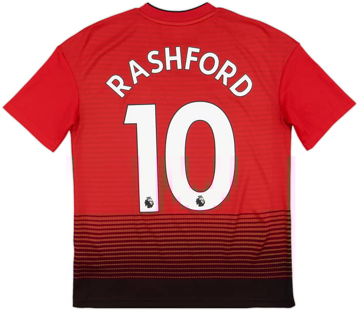 2018-19 Manchester United Home Shirt Rashford #10 - 6/10 - (L.Boys)