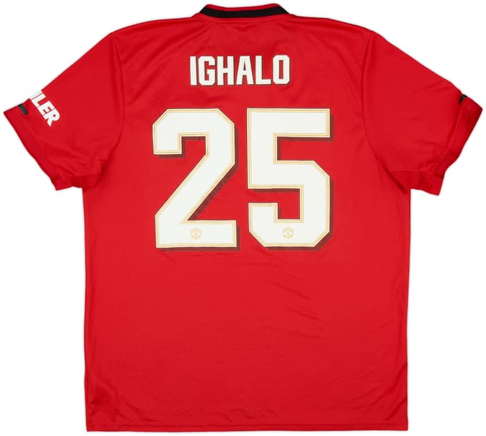 2019-20 Manchester United Home Shirt Ighalo #25 - 9/10 - (XL)