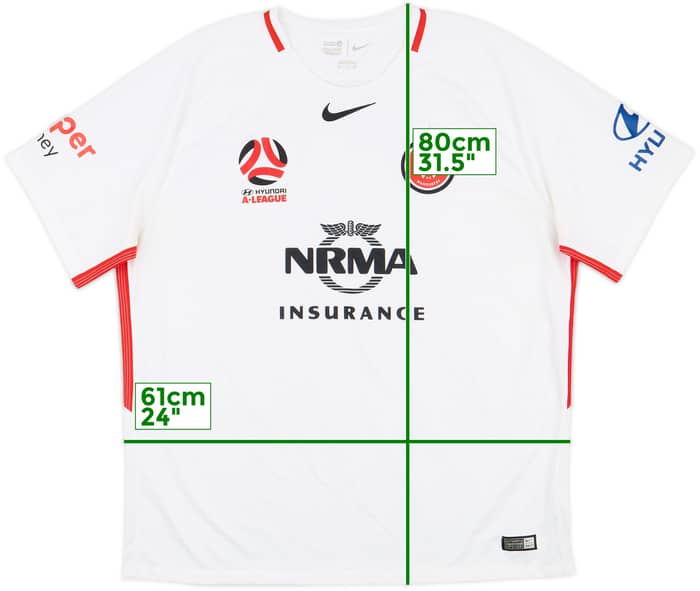 2017-18 Western Sydney Wanderers Away Shirt - 9/10 - (XXL)