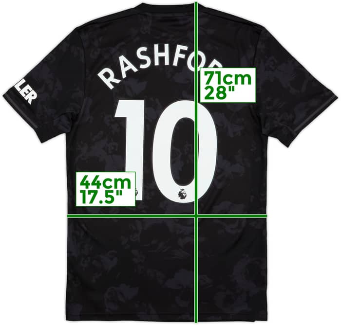 2019-20 Manchester United Third Shirt Rashford #10 - 10/10 - (S)