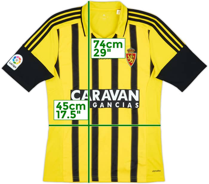 2016-17 Real Zaragoza Away Shirt - 8/10 - (S)