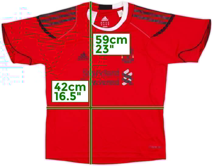 2010-11 Liverpool adidas Formotion Training Shirt - 8/10 - (M.Boys)