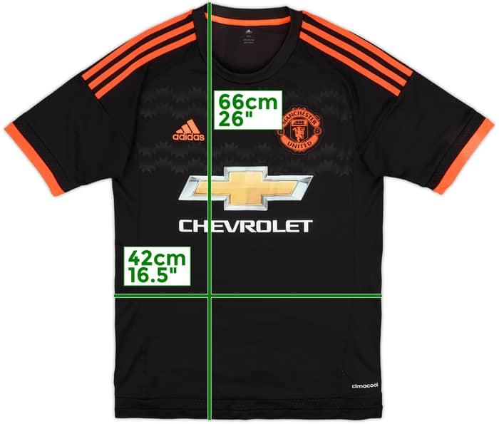 2015-16 Manchester United Third Shirt #19 - 5/10 - (XS)