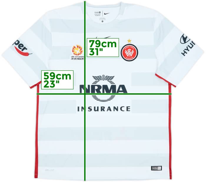 2015-16 Western Sydney Wanderers Away Shirt - 7/10 - (XL)