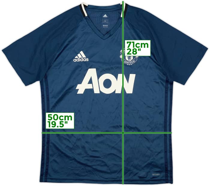 2016-17 Manchester United adidas Training Shirt - 10/10 - (L)