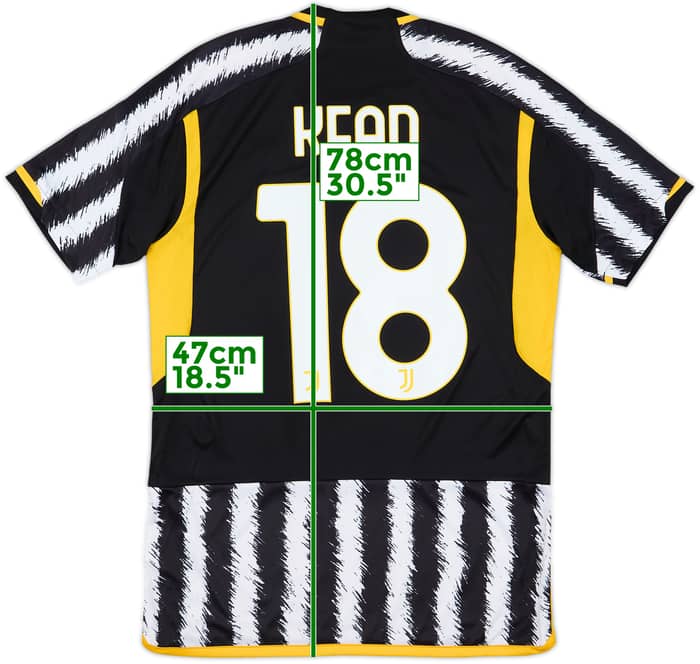 2023-24 Juventus Home Shirt Kean #18 - 10/10 - (M)