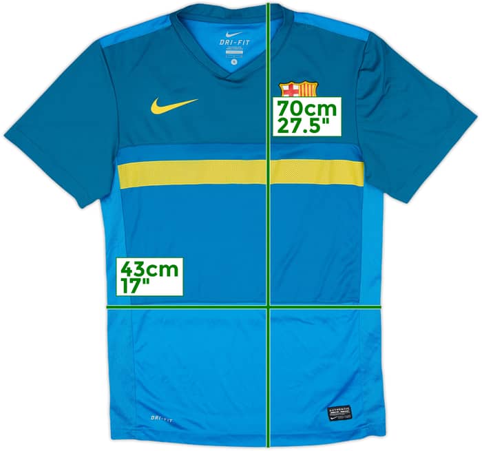 2011-12 Barcelona Nike Training Shirt - 9/10 - (S)