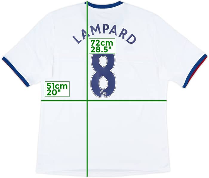 2013-14 Chelsea Away Shirt Lampard #8 - 6/10 - (XL)