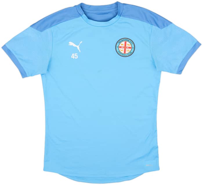 2019-20 Melbourne City Puma Player Issue Training Shirt #45 - 8/10 - (M)
