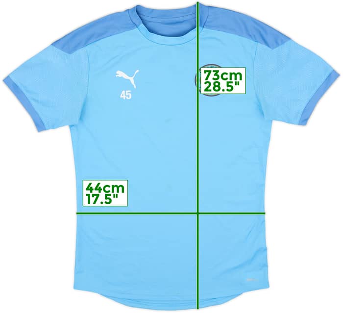 2019-20 Melbourne City Puma Player Issue Training Shirt #45 - 8/10 - (M)