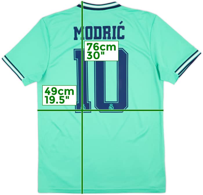 2019-20 Real Madrid Third Shirt Modric #10 - 5/10 - (M)