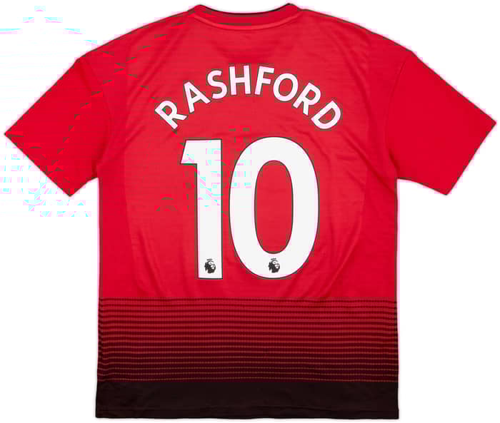 2018-19 Manchester United Home Shirt Rashford #10 - 7/10 - (XL.Boys)