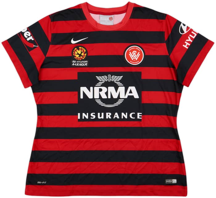 2014-15 Western Sydney Wanderers Home Shirt - 9/10 - (Women's XXL)