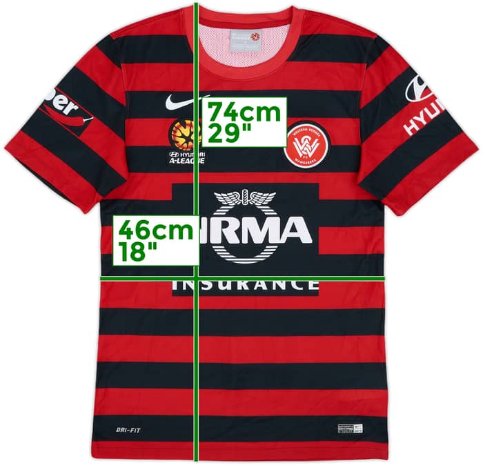 2014-15 Western Sydney Wanderers Home Shirt - 8/10 - (S)