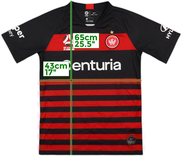 2019-20 Western Sydney Wanderers Home Shirt - 9/10 - (L.Boys)