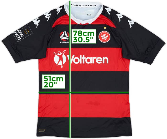 2020-21 Western Sydney Wanderers Home Shirt - 6/10 - (XL)