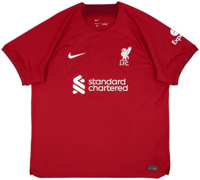 2022-23 Liverpool Home Shirt Thiago #6 - 8/10 - (XL)