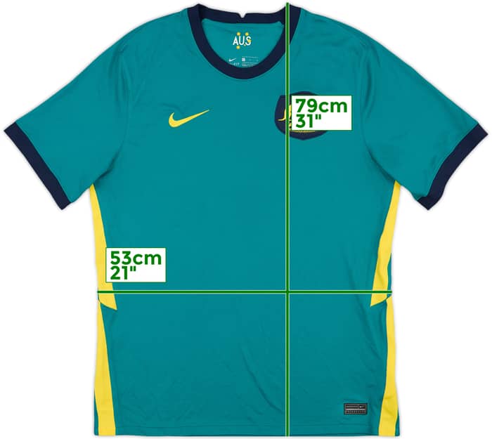2020-21 Australia Away Shirt - 9/10 - (L)