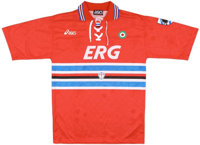 1994-95 Sampdoria Signed Third Shirt #10 (Mancini) - 8/10 - (XL)