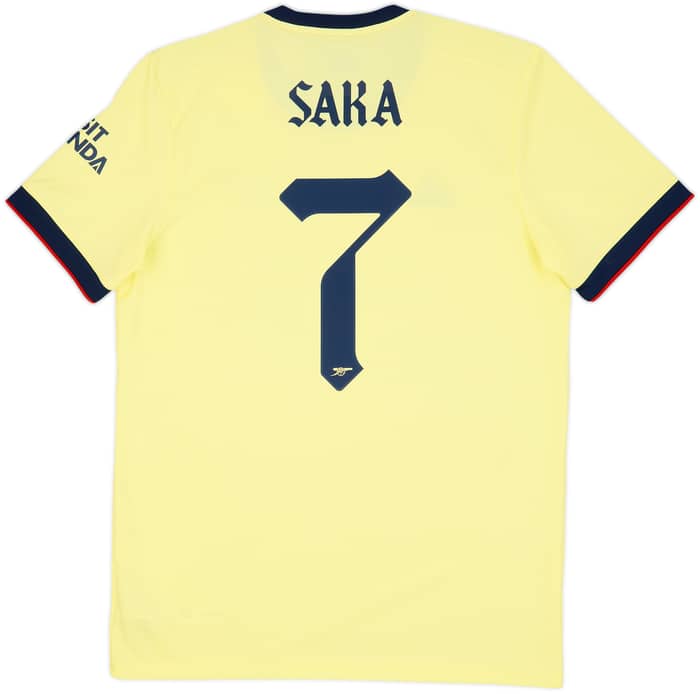 2021-22 Arsenal Away Shirt Saka #7 (L)