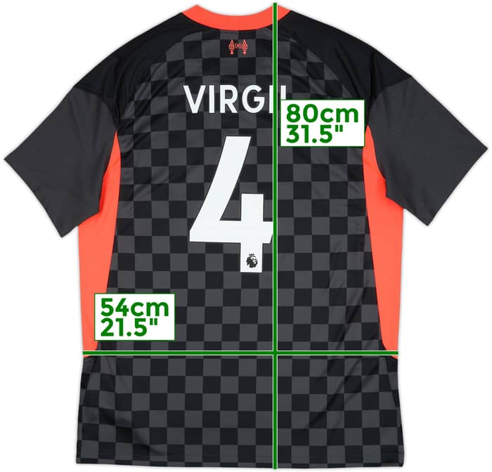 2020-21 Liverpool Third Shirt Virgil #4 (L)