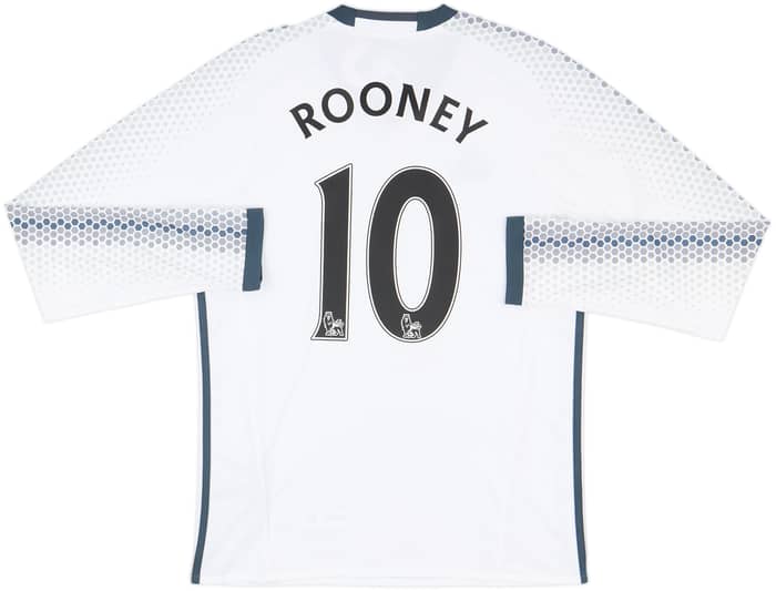 2016-17 Manchester United Third L/S Shirt Rooney #10 (M)