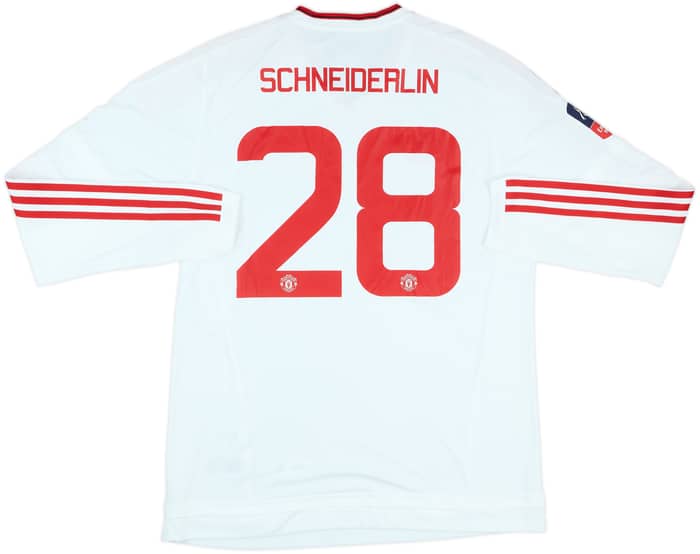 2015-16 Manchester United Away L/S Shirt Schneiderlin #28 (L)