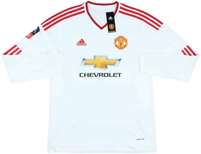 2015-16 Manchester United Away L/S Shirt Schneiderlin #28 (L)