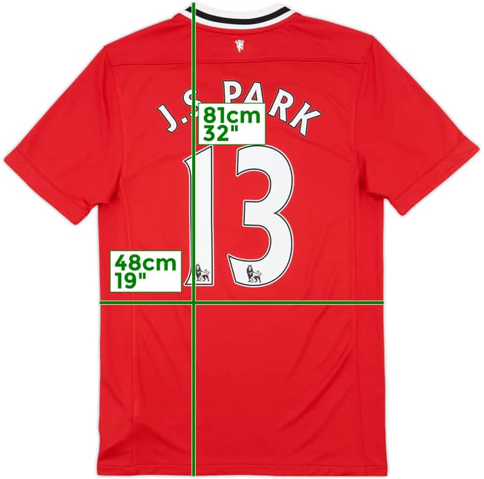 2011-12 Manchester United Home Shirt J.S.Park #13 (S)