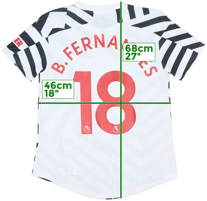 2020-21 Manchester United Authentic Third Shirt B.Fernandes #18 (Women's M)