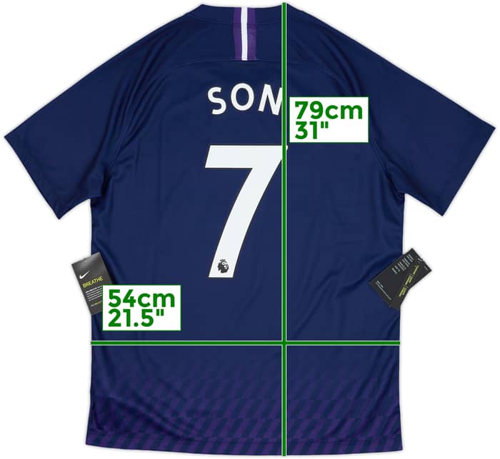 2019-20 Tottenham Away Shirt Son #7 (L)