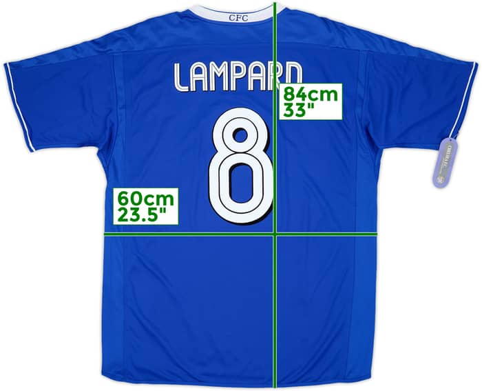 2003-05 Chelsea Home Shirt Lampard #8 (XL)