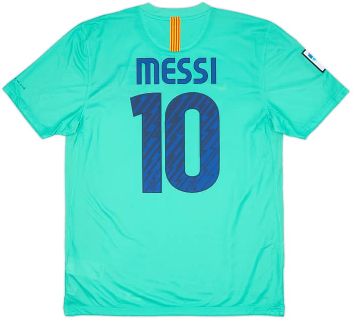 2010-11 Barcelona Away Shirt Messi #10 (L)