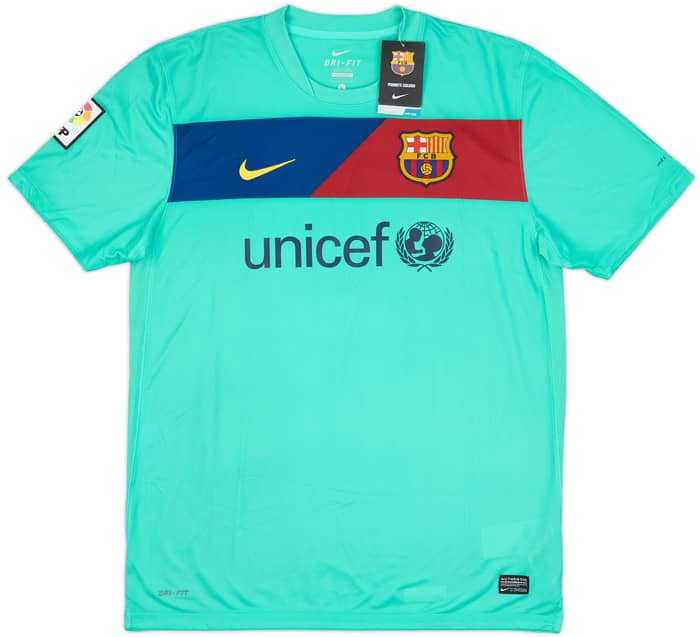 2010-11 Barcelona Away Shirt Messi #10 (L)