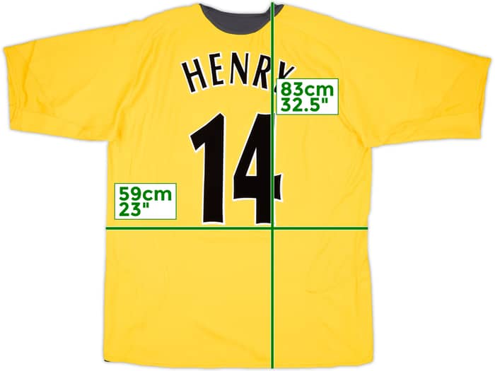 2005-06 Arsenal Away Shirt Henry #14 (XL)