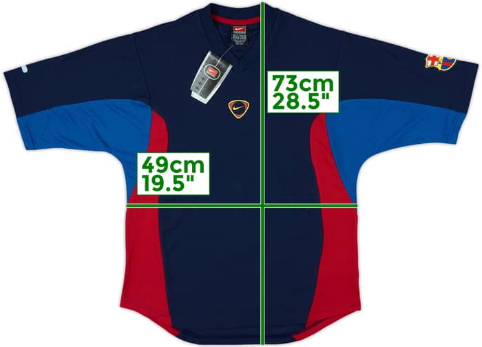 2000-01 Barcelona Nike Training Shirt (S)